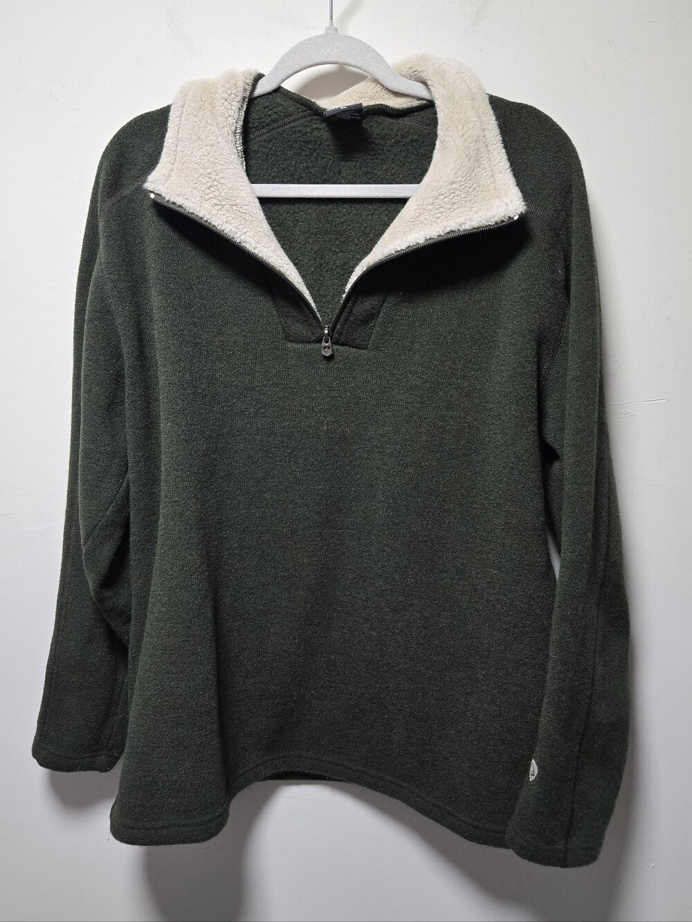 Kuhl Alfpaca Green Quarterzip Pullover Size XL Outdoors Fall Longsleeve